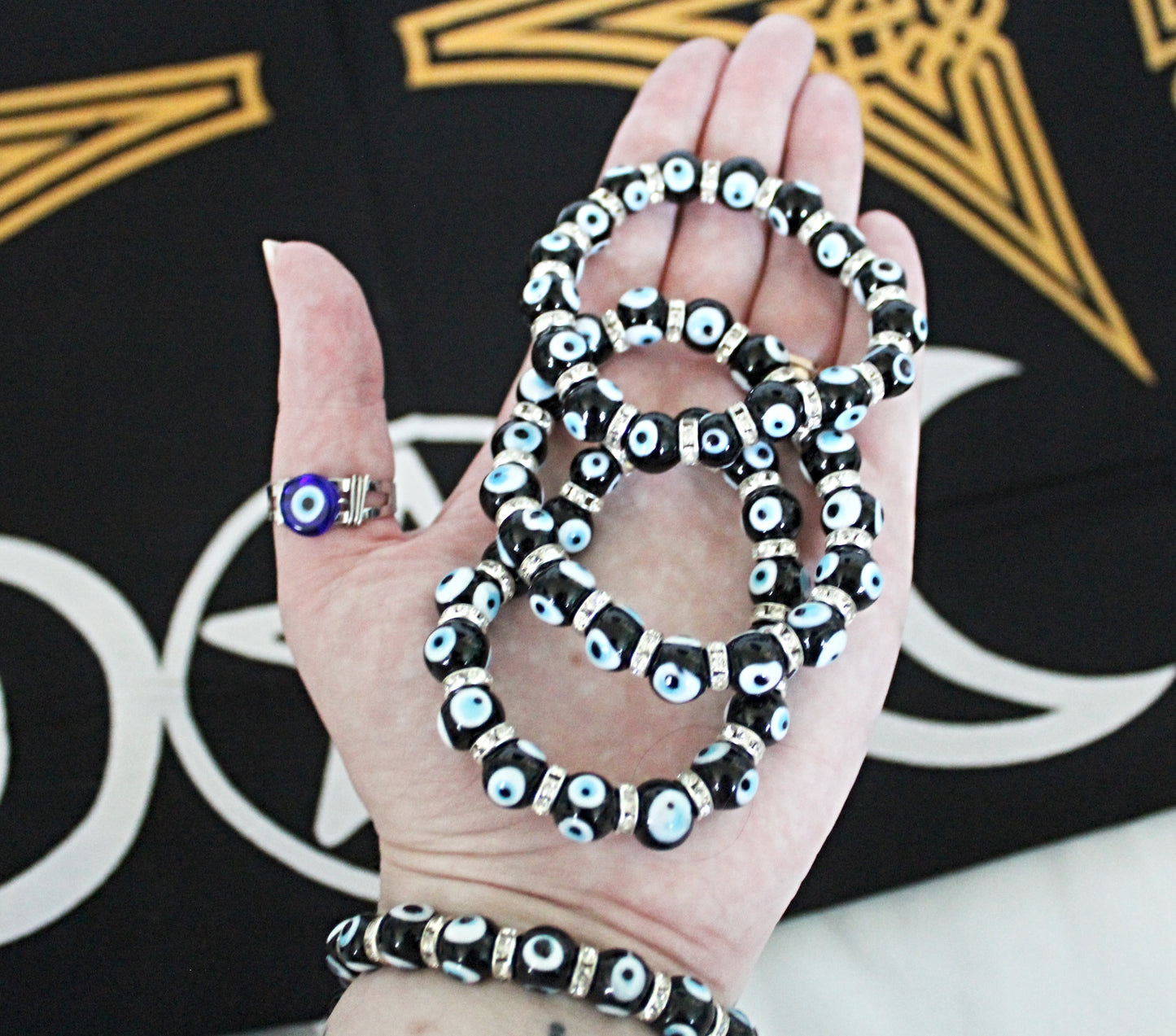 Black Evil Eye Protection Bracelet