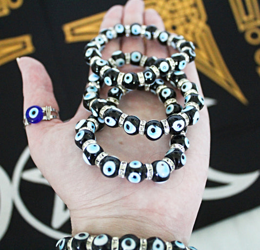 Black Evil Eye Protection Bracelet