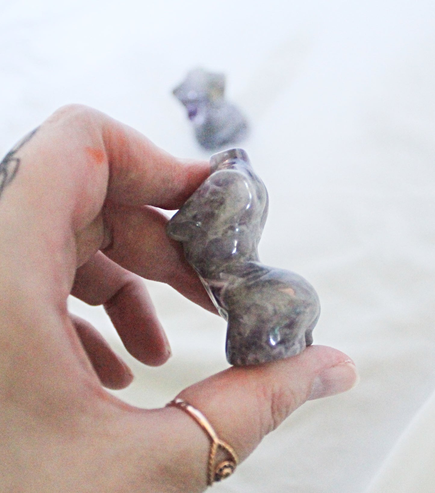 Amethyst Goddes Body Crystal Carving