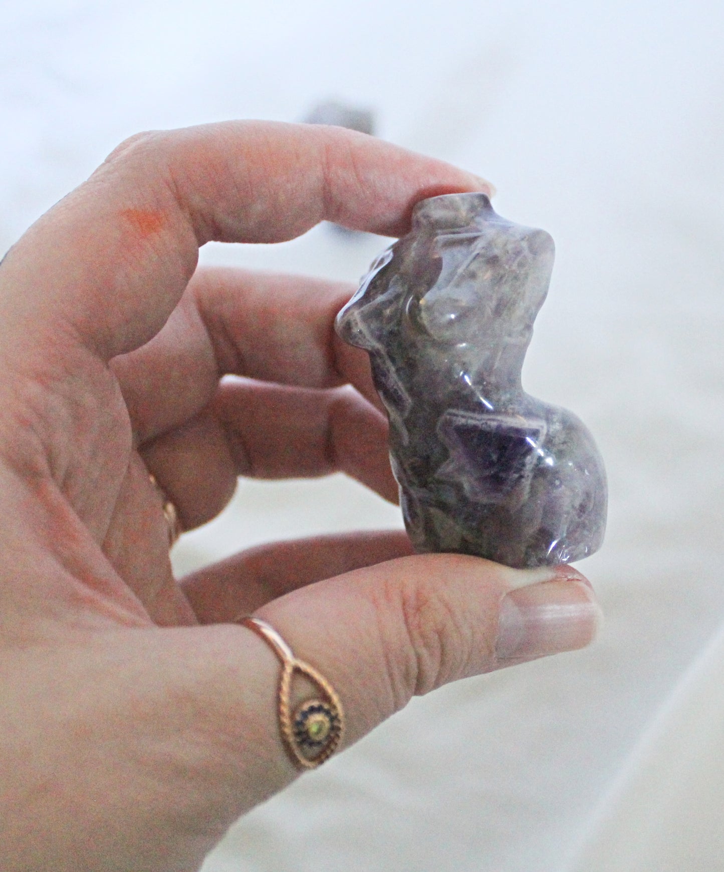 Amethyst Goddes Body Crystal Carving