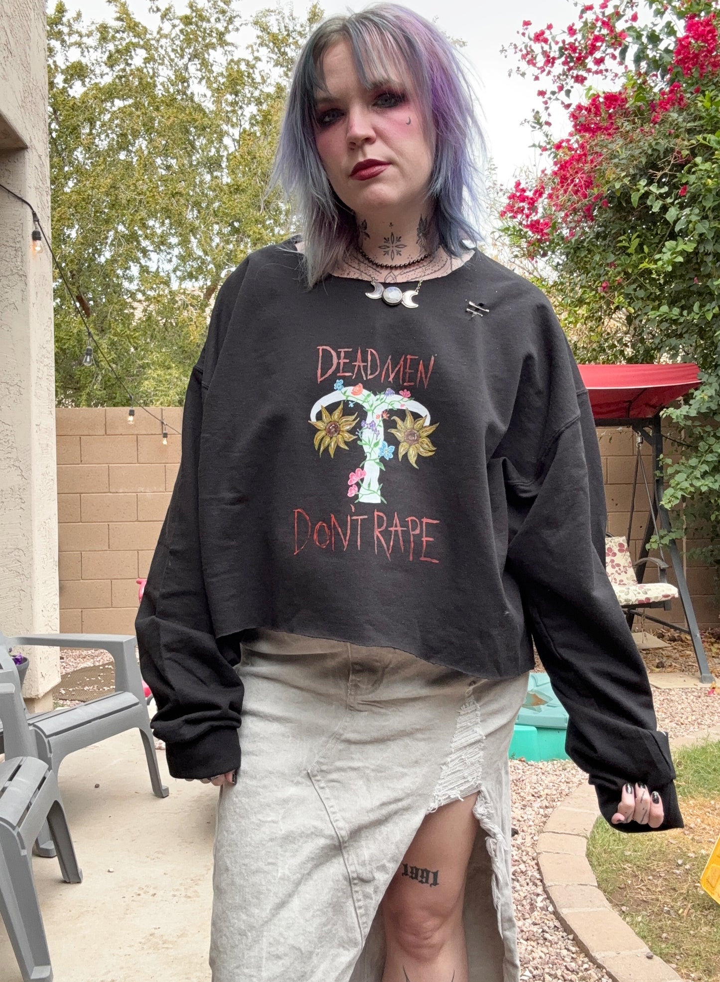 Cropped Grunge DMDR Long Sleeve