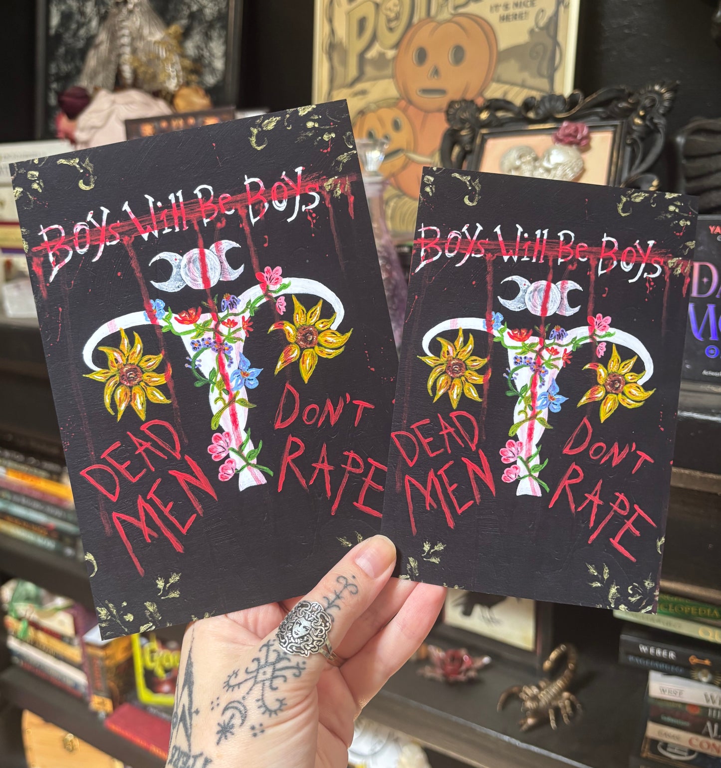 Dead Men Don't Rape Boys Will Be Boys Art Print