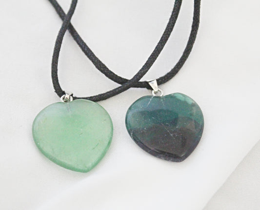 Fluorite Heart Necklace