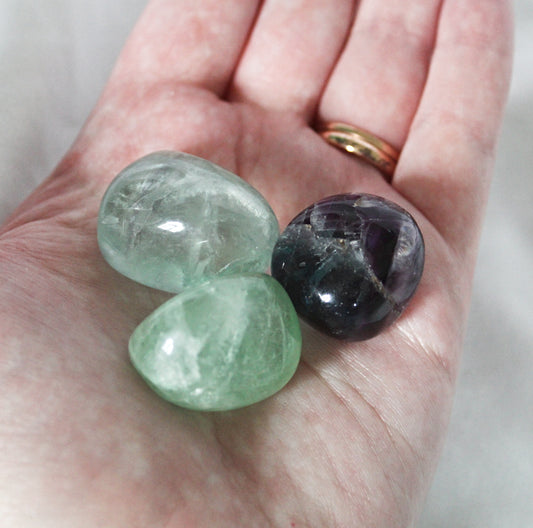 Fluorite Tumbles