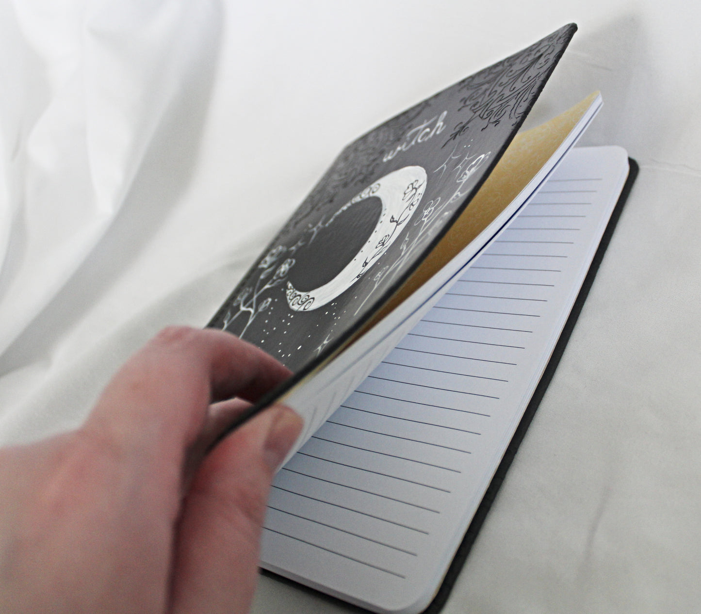 Painted Moon and Wildflower Journal