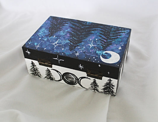 Forest Night Sky Tarot Card Box