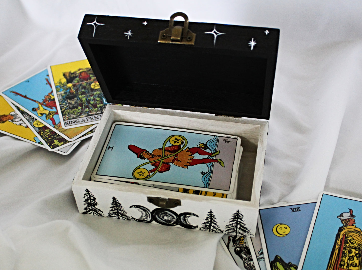 Forest Night Sky Tarot Card Box