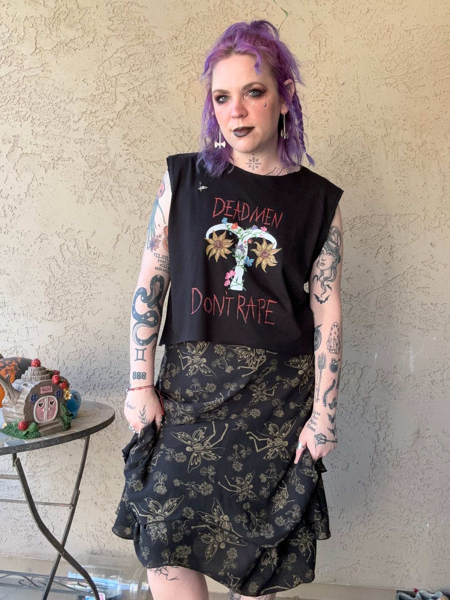 Grunge Cut Up DMDR Shirt