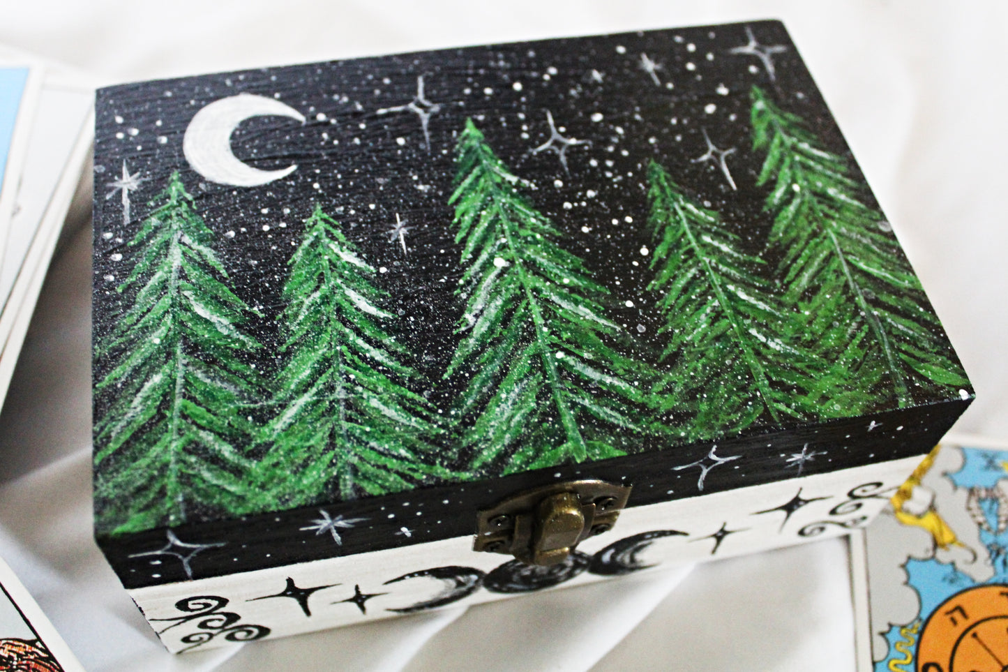 Green Forest Tarot Card Box