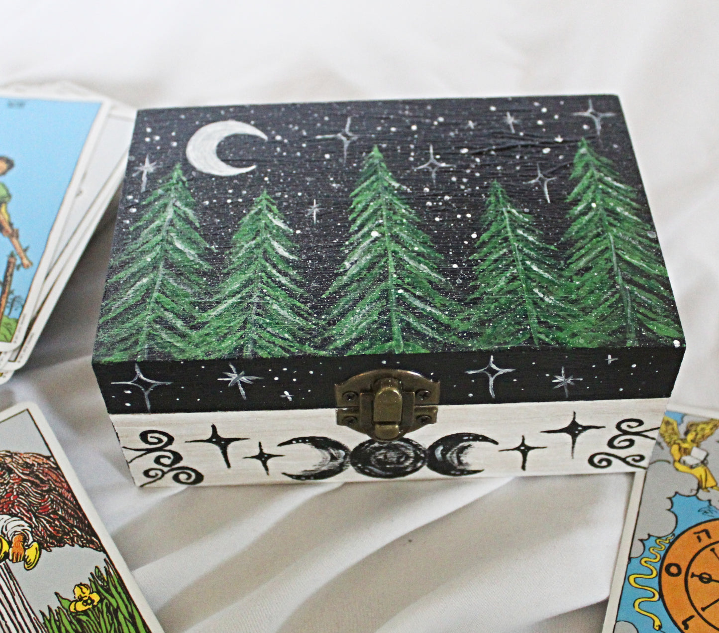 Green Forest Tarot Card Box