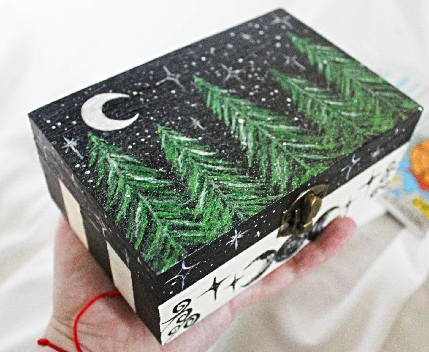 Green Forest Tarot Card Box