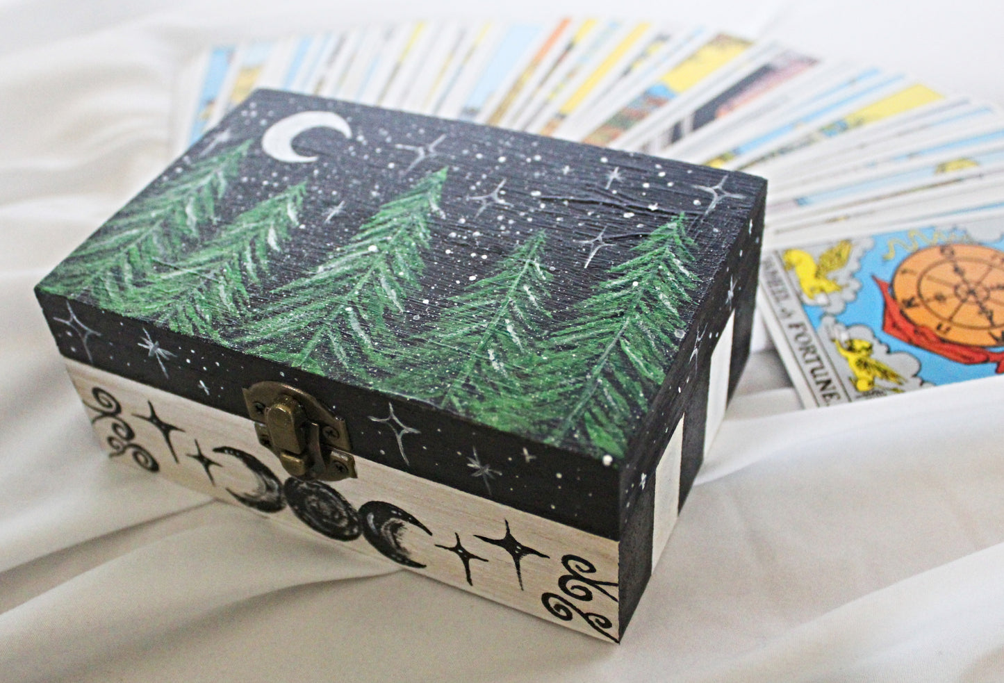 Green Forest Tarot Card Box