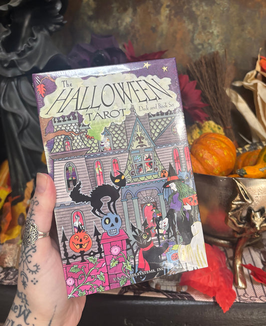 The Halloween Tarot Deck and Book Set