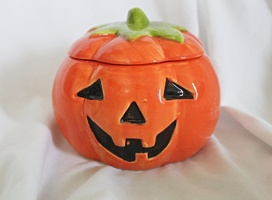 Vintage Jack-O-Lantern Jar