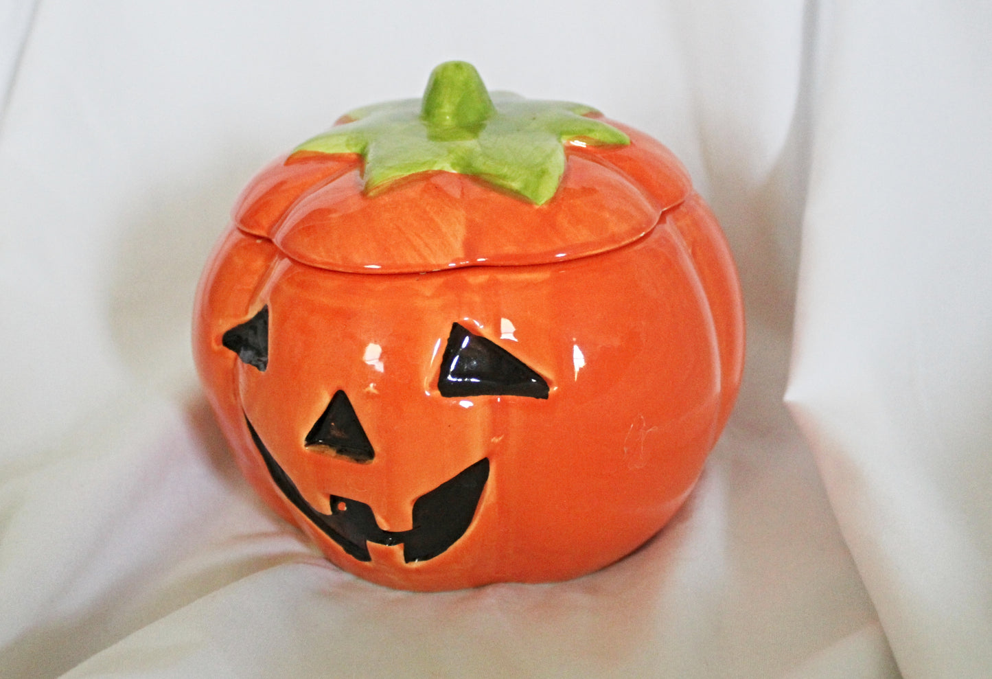 Vintage Jack-O-Lantern Jar