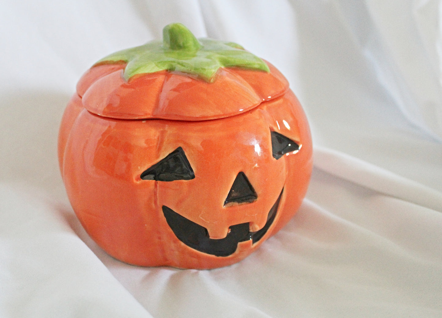 Vintage Jack-O-Lantern Jar