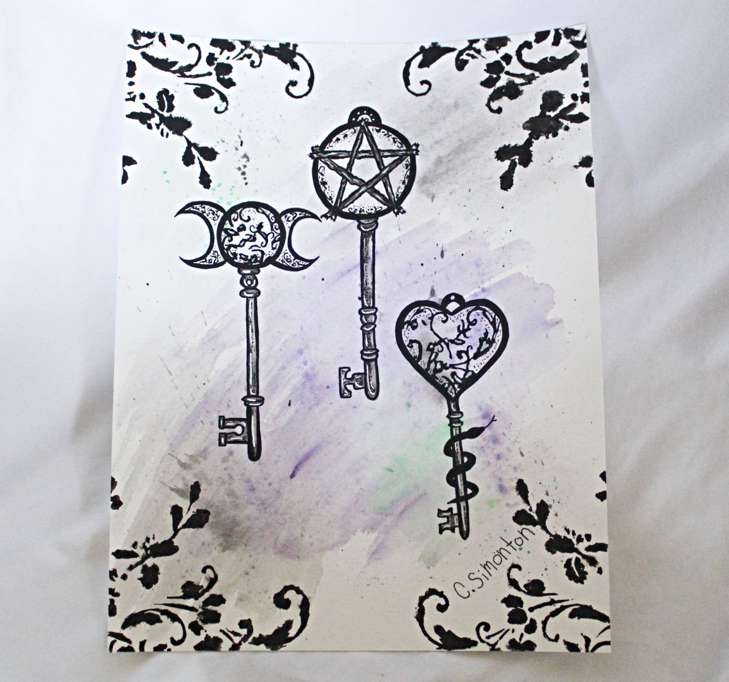 Witchy Key Art Print