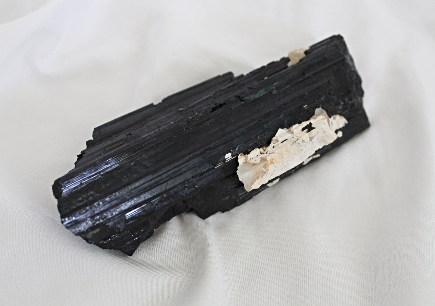 Large Black Tourmaline Crystal Cluster Specimen