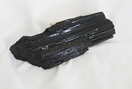 Large Black Tourmaline Crystal Cluster Specimen