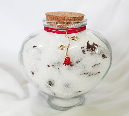 Rose Heart Potion Bottle Bath Salts