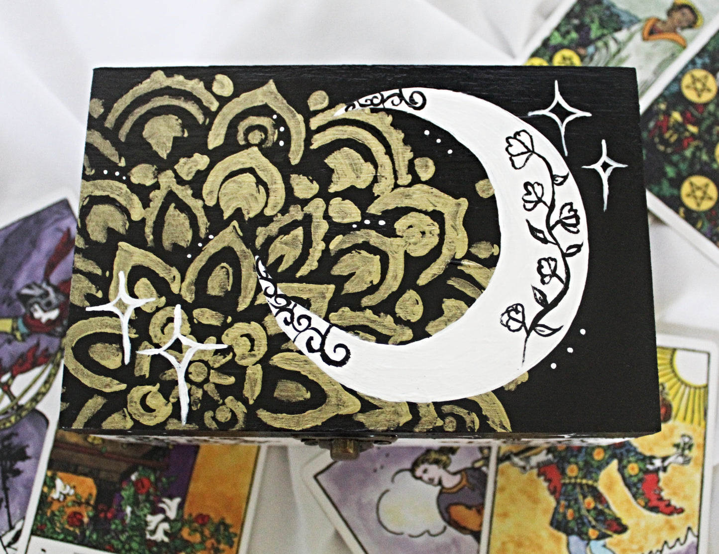 Moon and Mandala Tarot Card Box