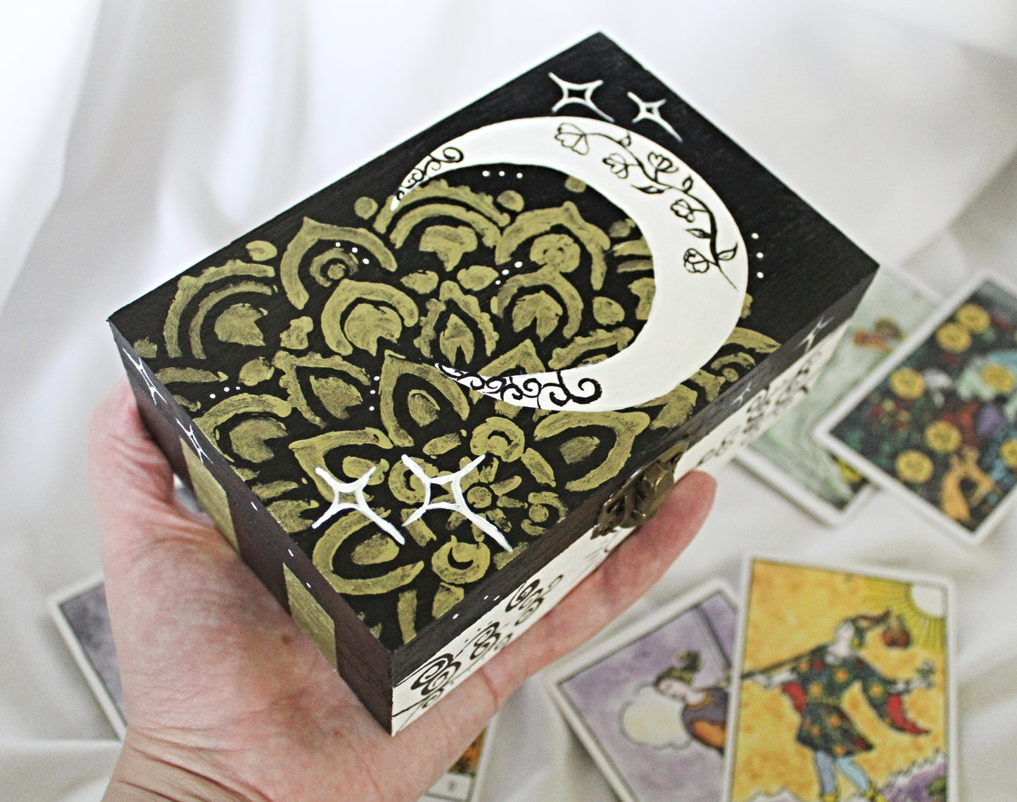 Moon and Mandala Tarot Card Box