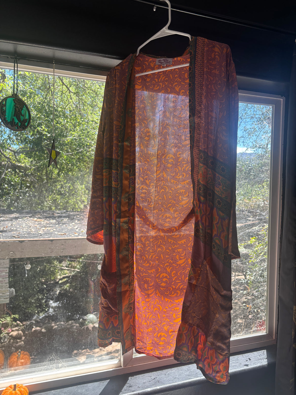 Orange Witch Cloak Robe M/L