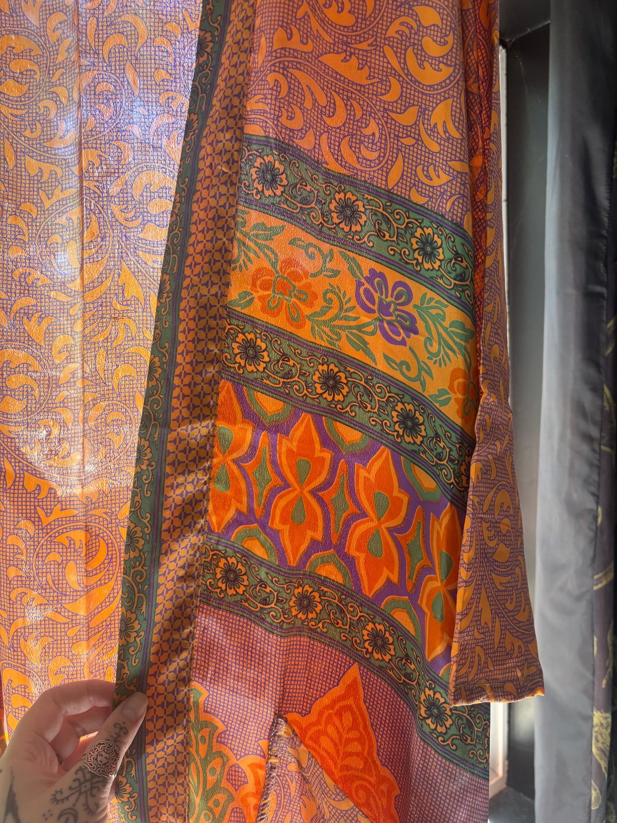 Orange Witch Cloak Robe M/L