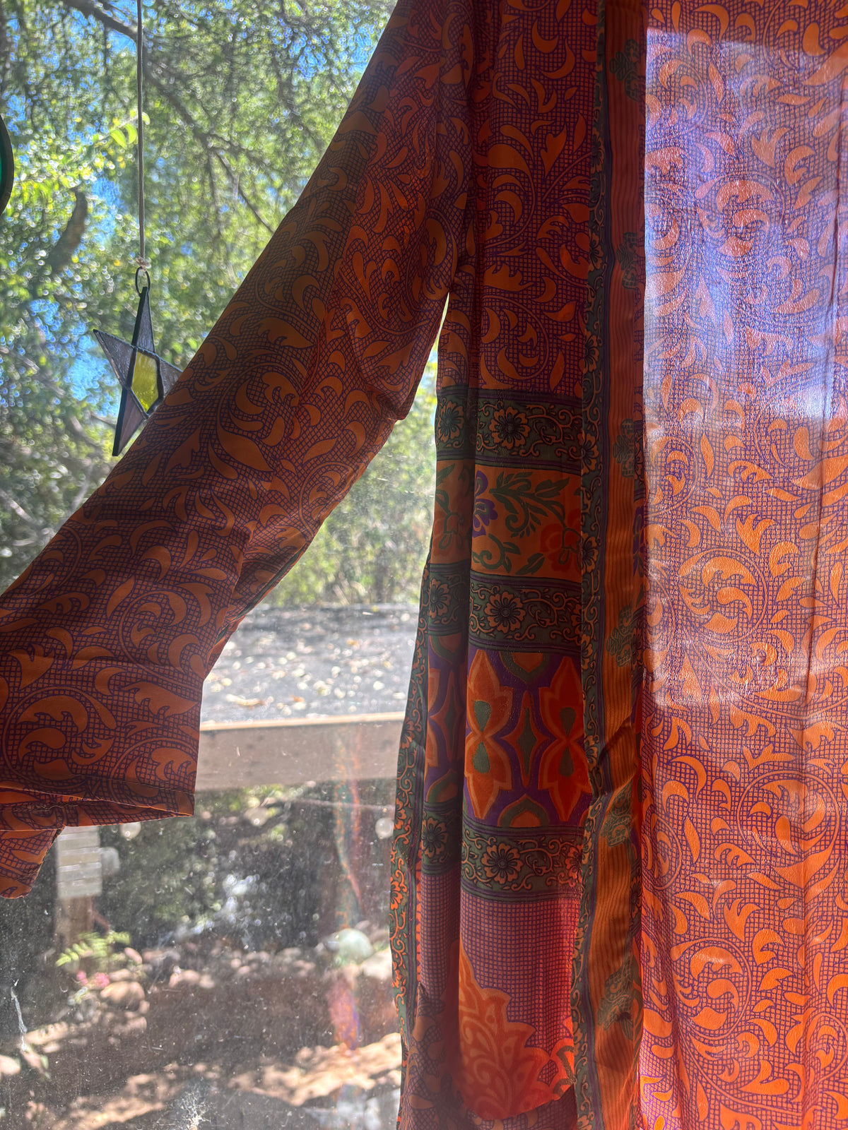 Orange Witch Cloak Robe M/L