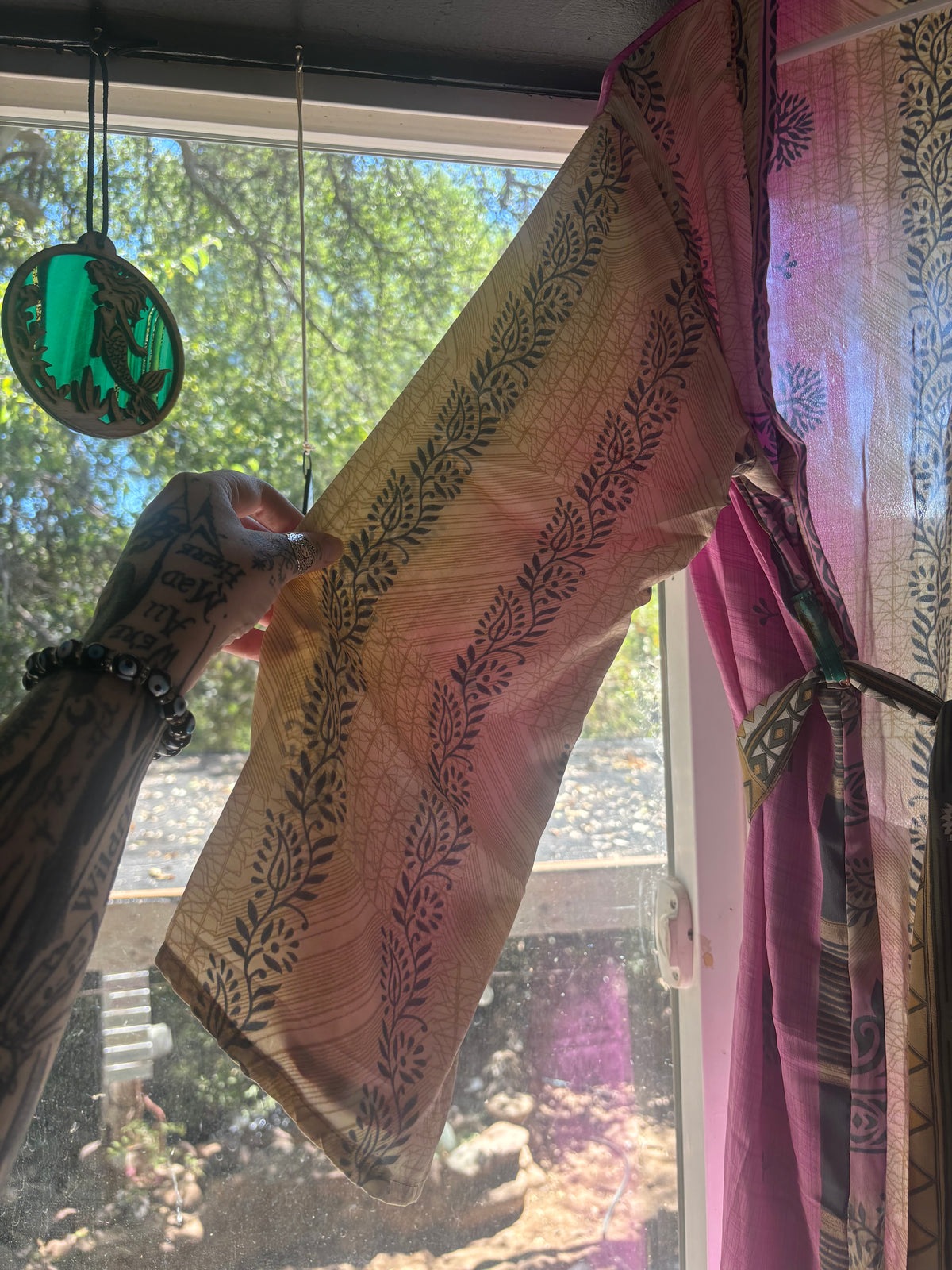 Pink Witch Cloak Robe M/L