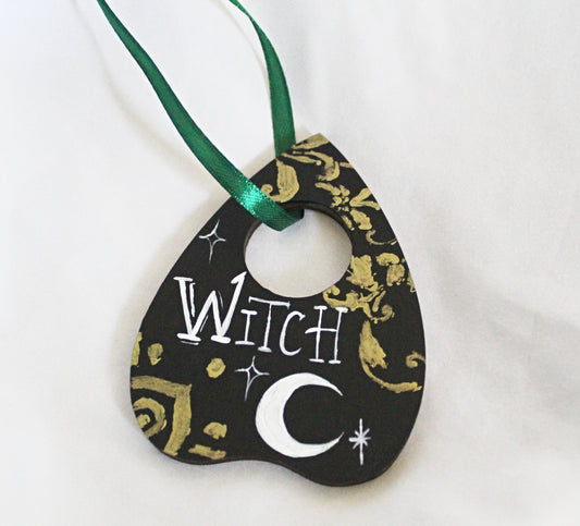 Planchette Witch Ornament