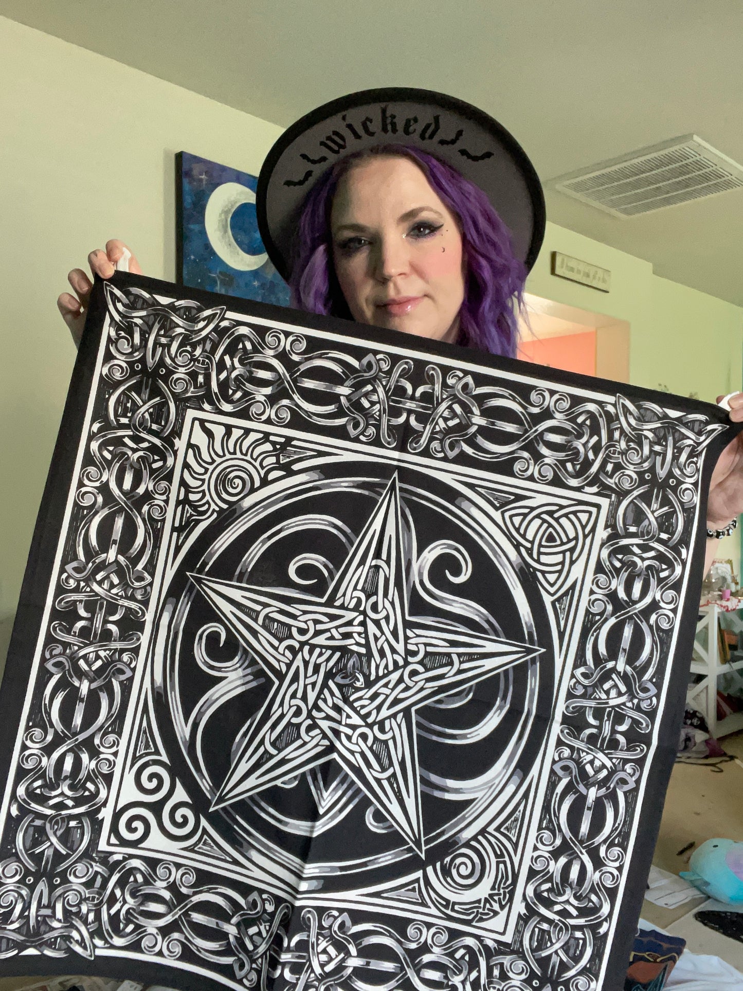 Pentacle Altar Cloth/Wall Hanging