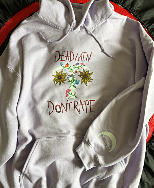 Dead Men Don't Rape Lavender Hoodie