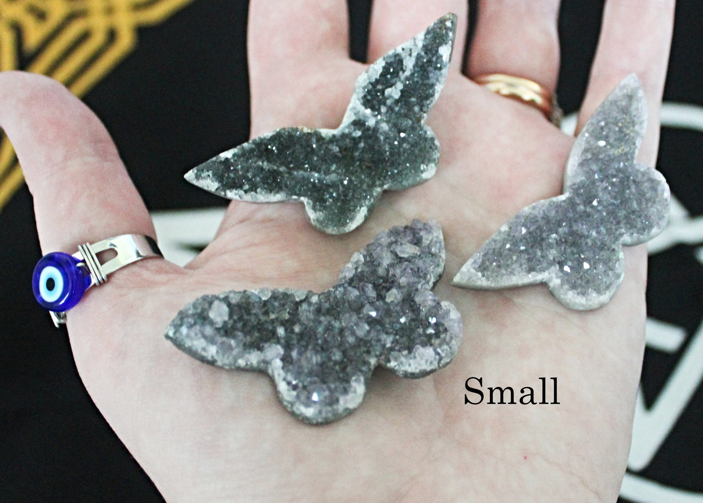 Amethyst Crystal Butterflies