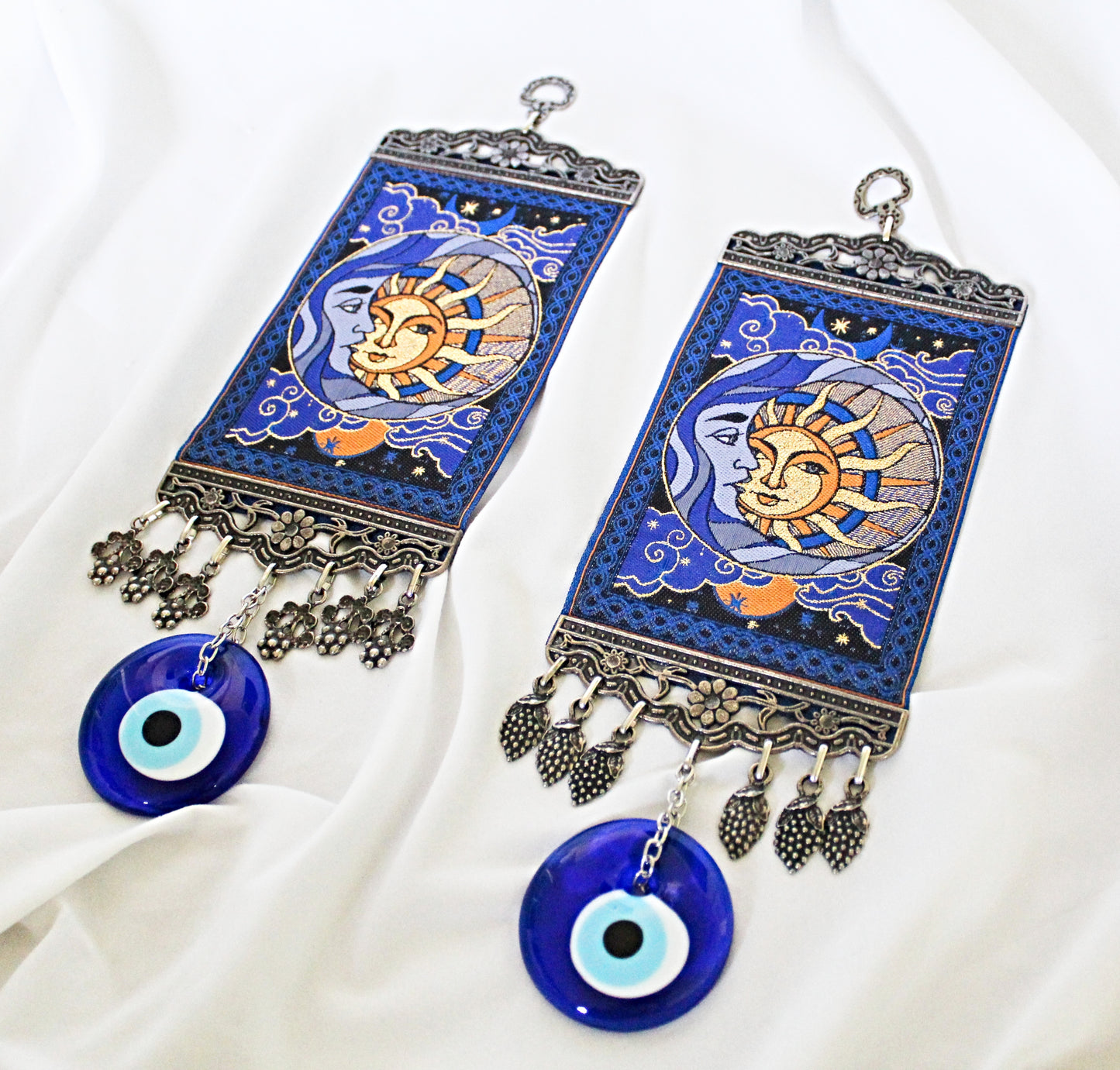 Sun and Moon Evil Eye Protection Wall Hanging