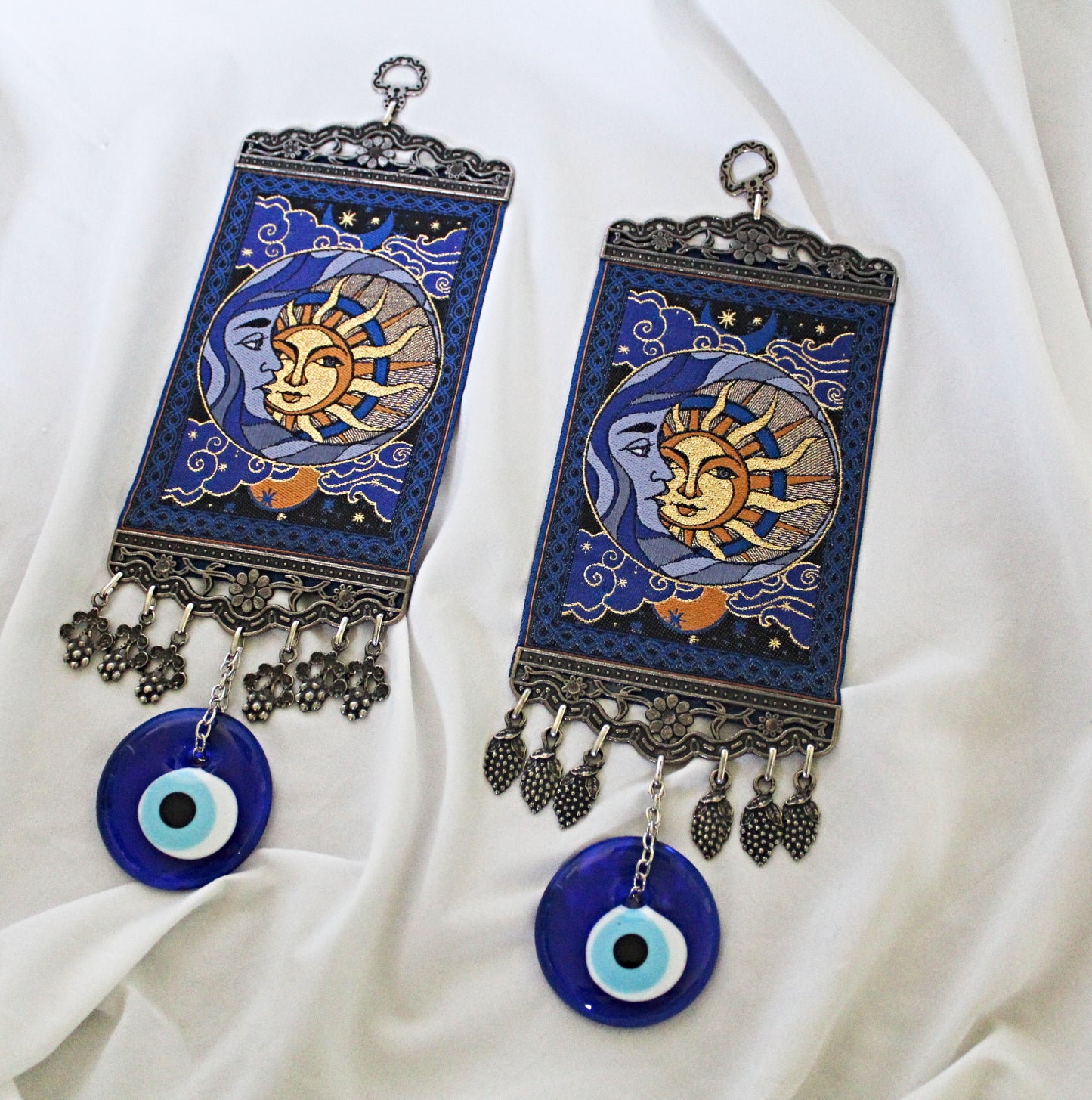 Sun and Moon Evil Eye Protection Wall Hanging