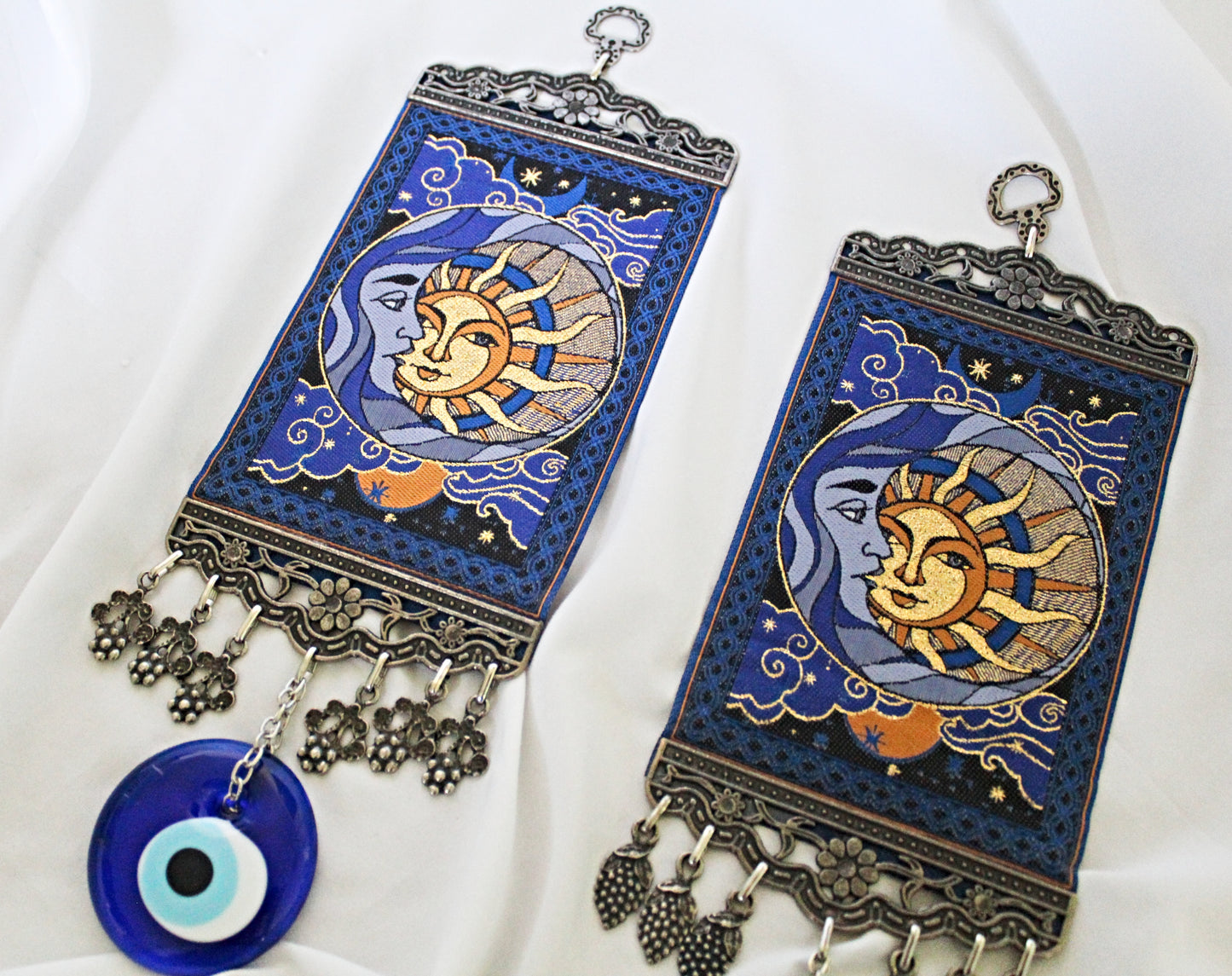 Sun and Moon Evil Eye Protection Wall Hanging