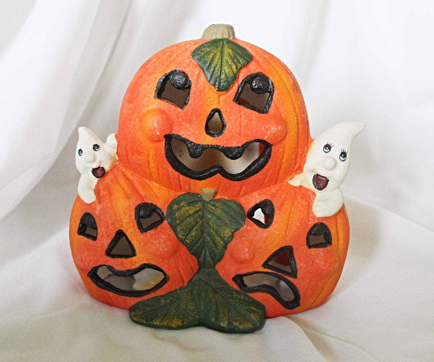 Vintage Jack-O-Lantern Tea Light Holder