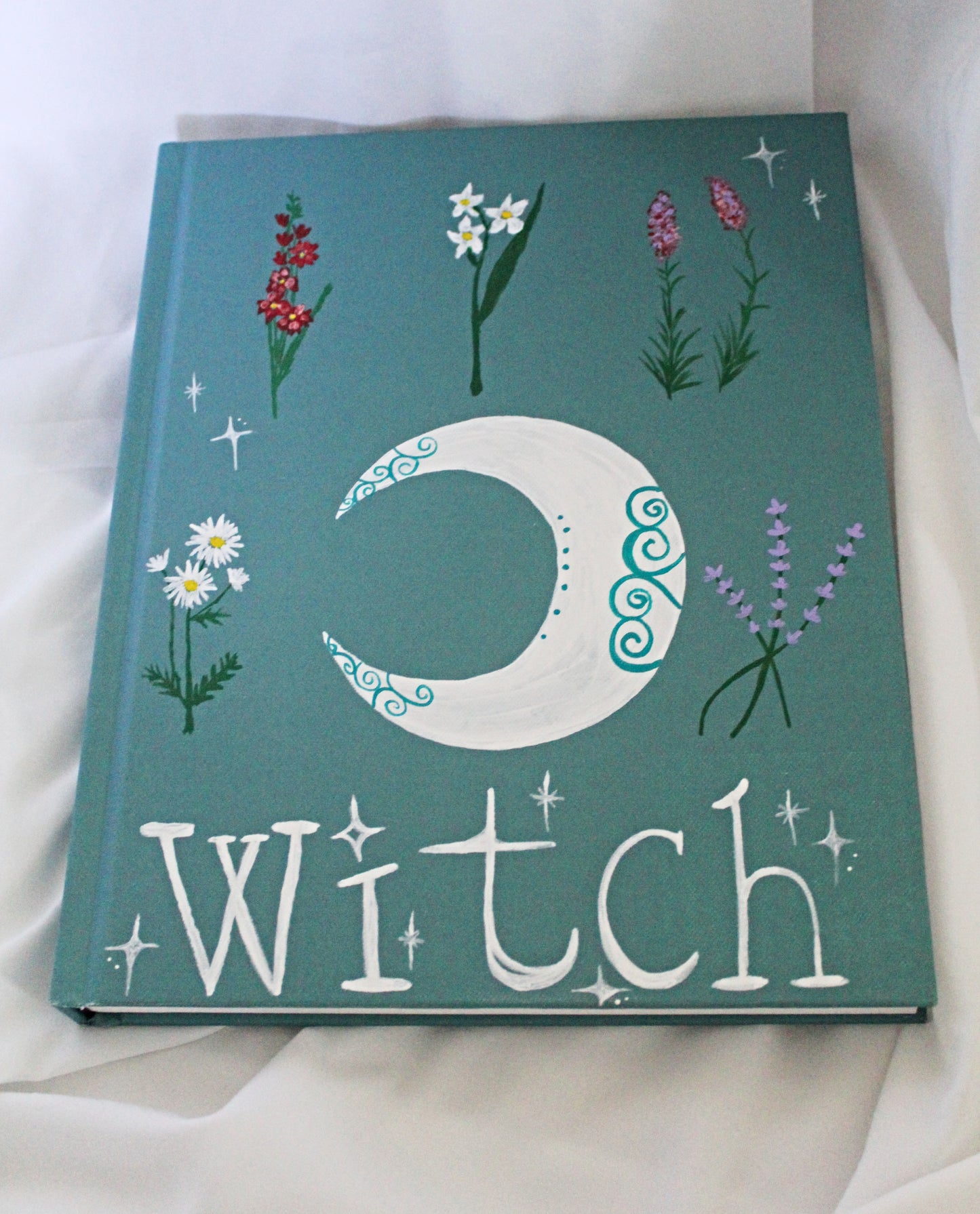 Large Hand Painted Witch Journal