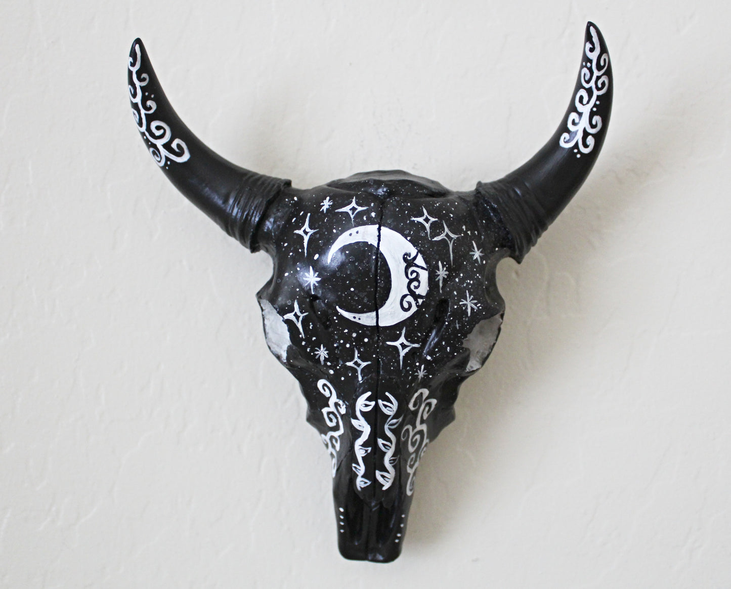 Night Sky Bull Wall Hanging