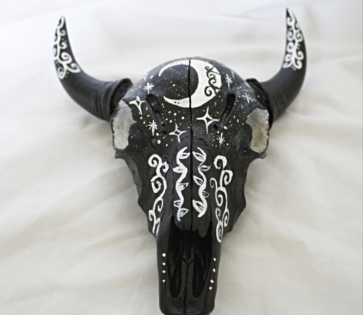 Night Sky Bull Wall Hanging