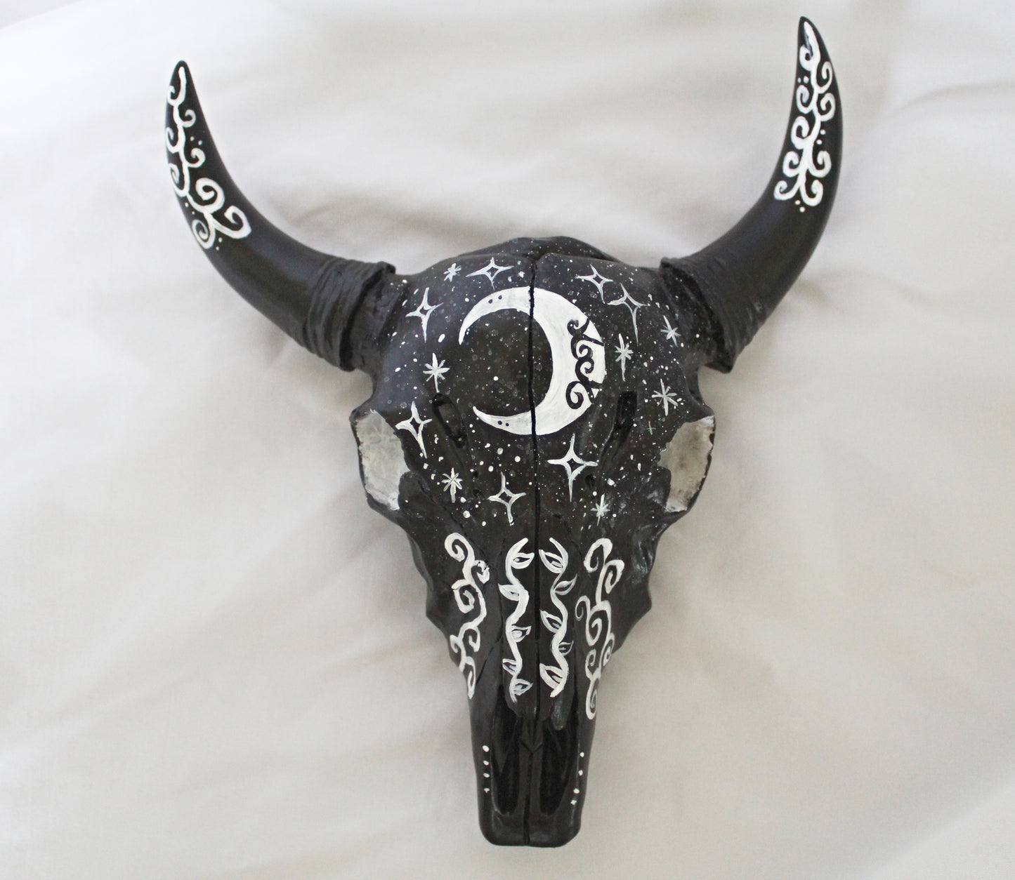 Night Sky Bull Wall Hanging