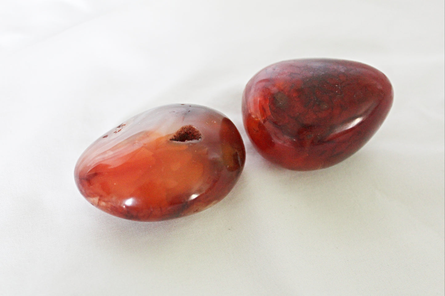 Carnelian Palm Stones