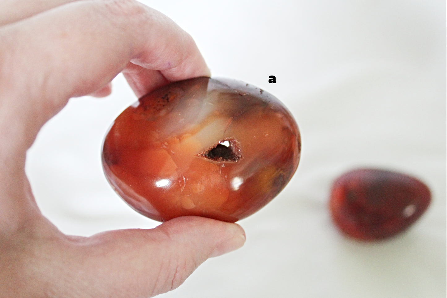 Carnelian Palm Stones