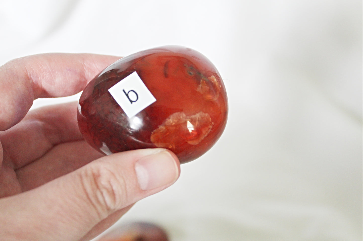 Carnelian Palm Stones