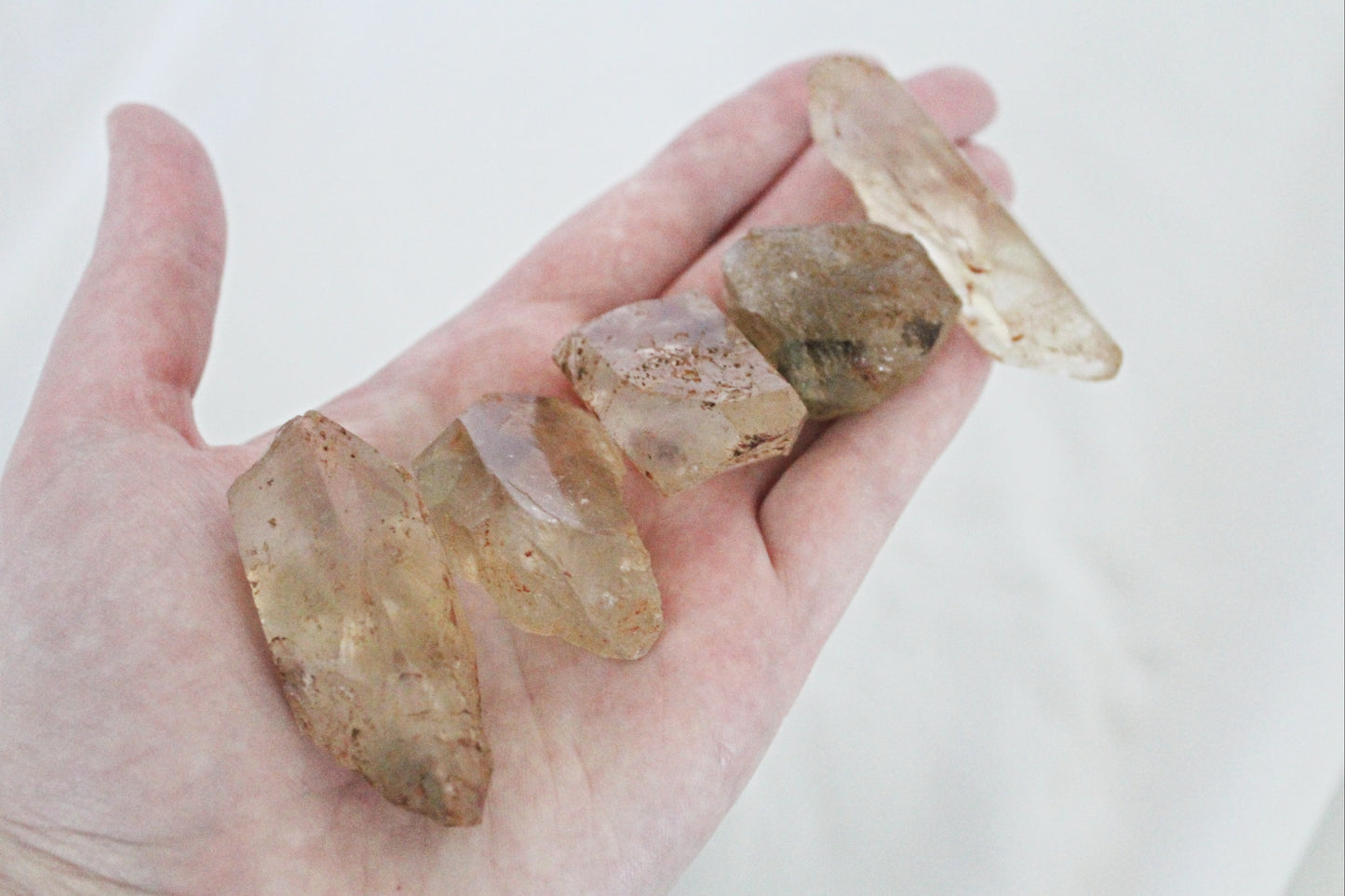 Citrine Raw Crystal Point Chunks