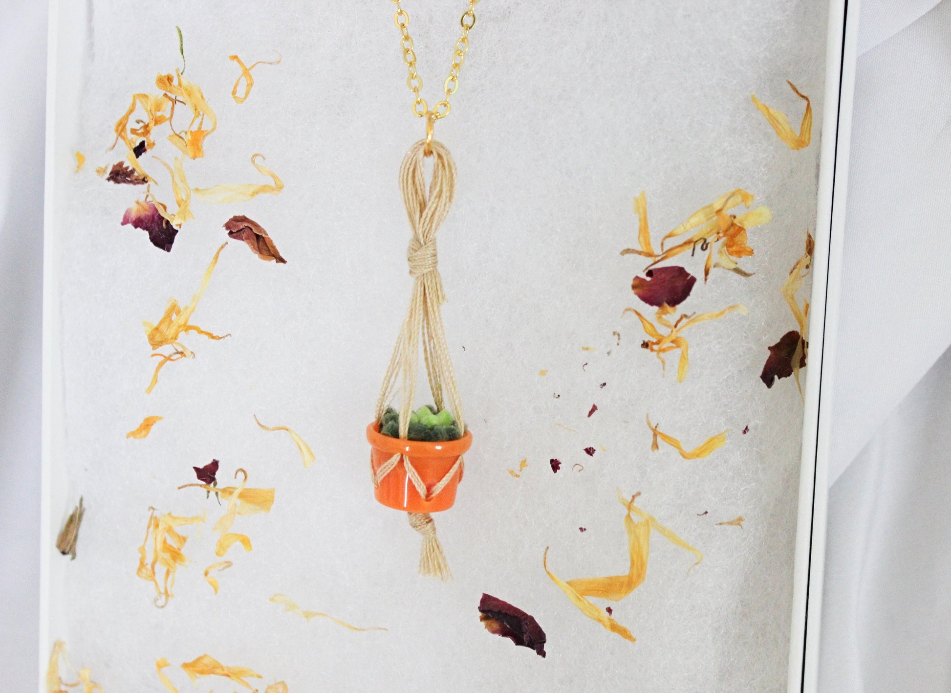 Succulent Necklace - Wildflower Moon Magic