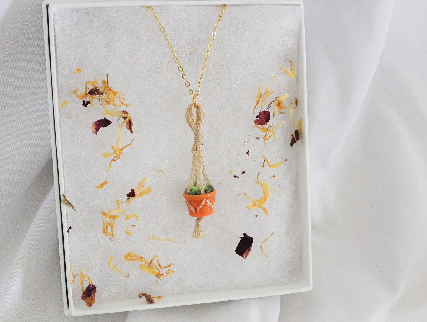 Succulent Necklace - Wildflower Moon Magic