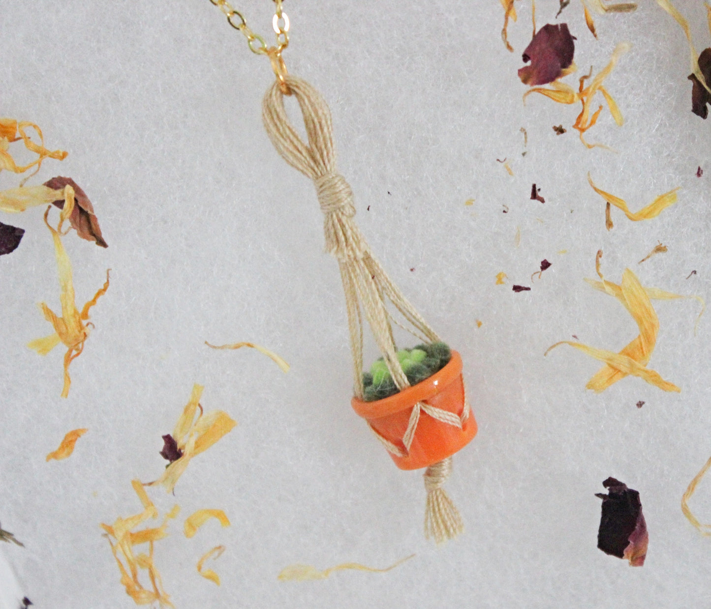 Succulent Necklace - Wildflower Moon Magic