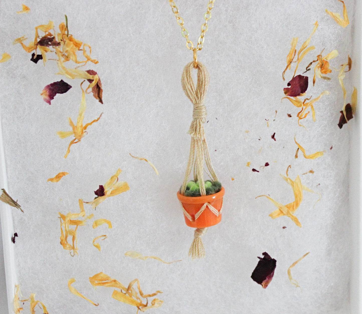 Succulent Necklace - Wildflower Moon Magic
